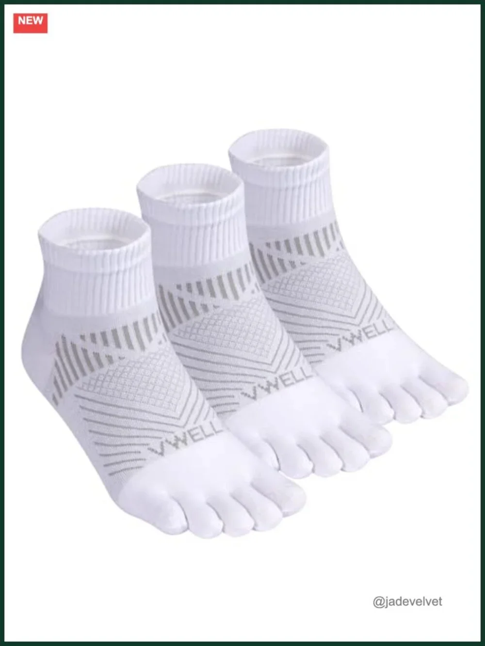 Coolmax Five Finger Toe Socks for Running Athletic Quarter Ankle 3 Pairs